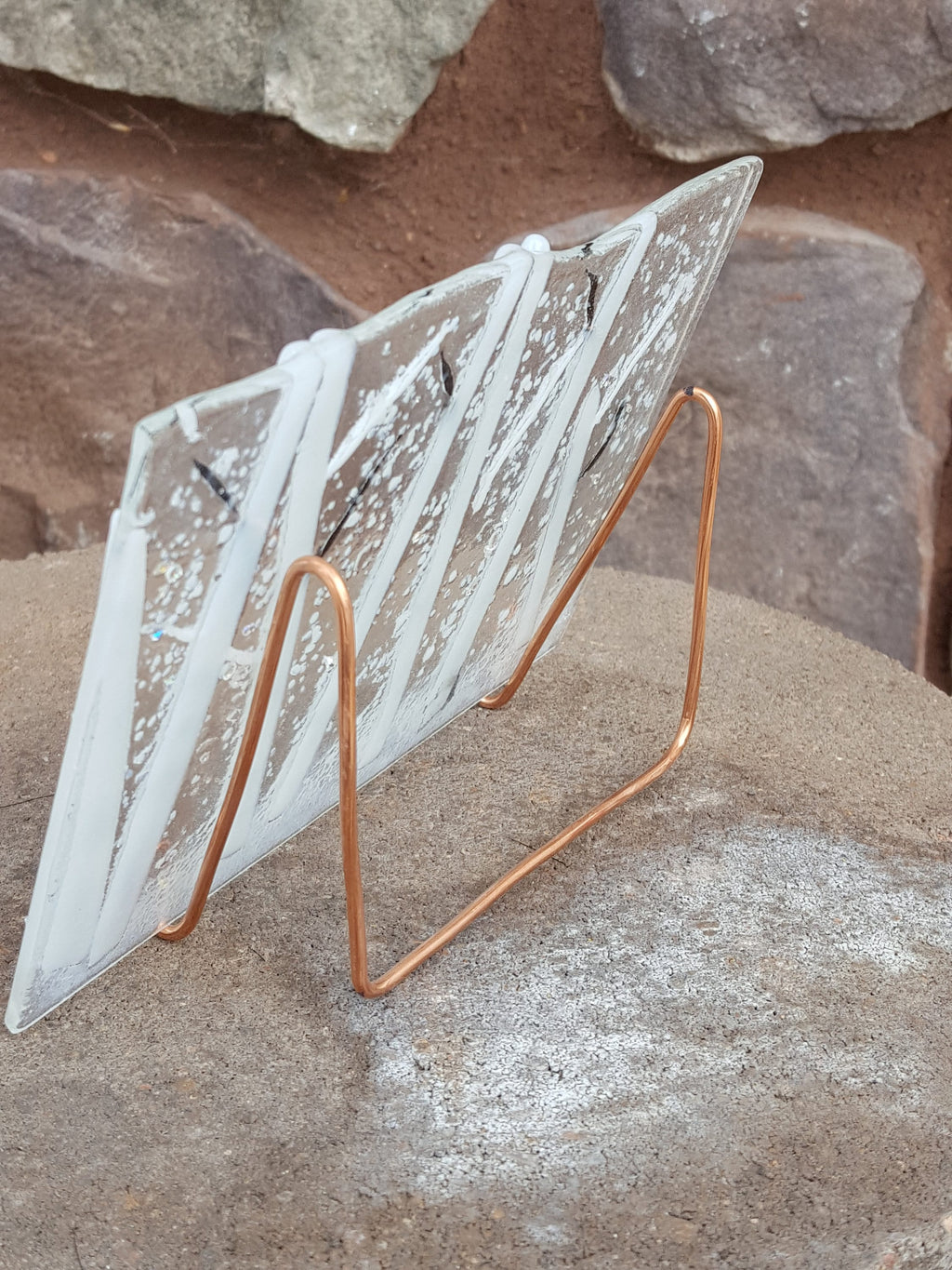 Aspen Fused Glass Keepsake_Clear Winter