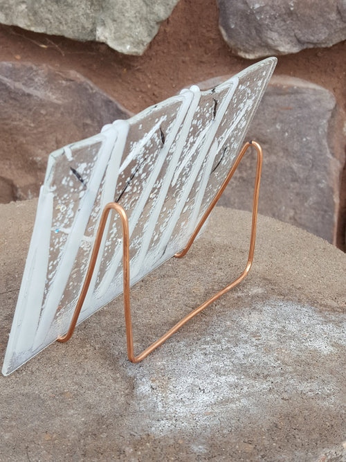 Aspen Fused Glass Keepsake_Clear Winter