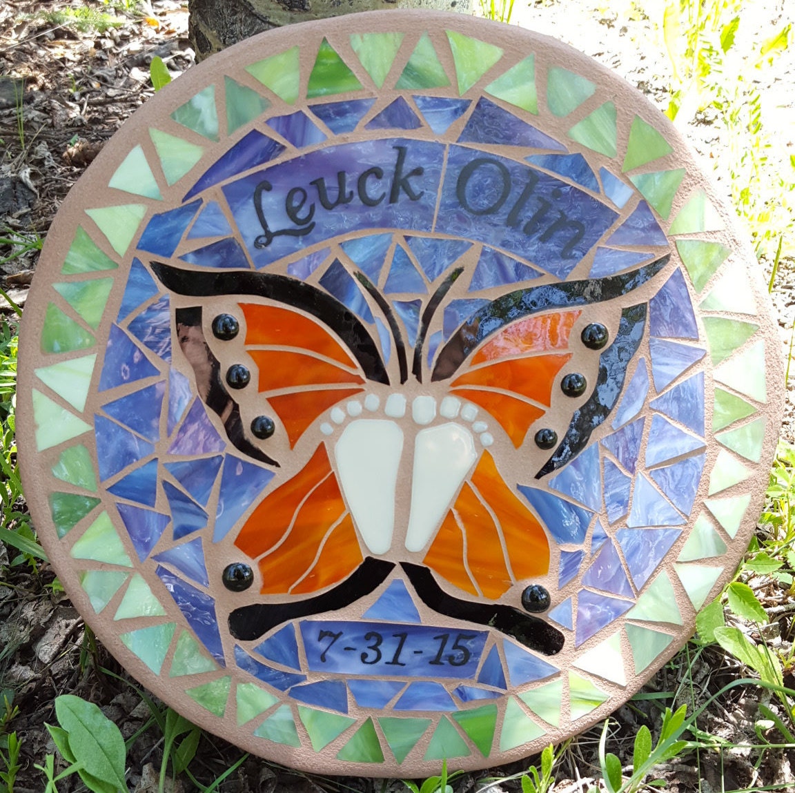 Butterfly Memorial Stepping Stone