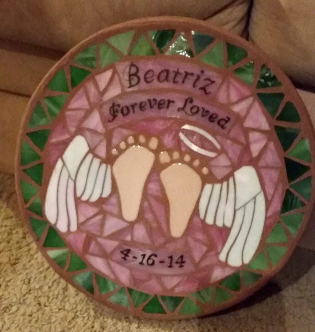 Gentle Ascent Child Memorial Stepping Stone