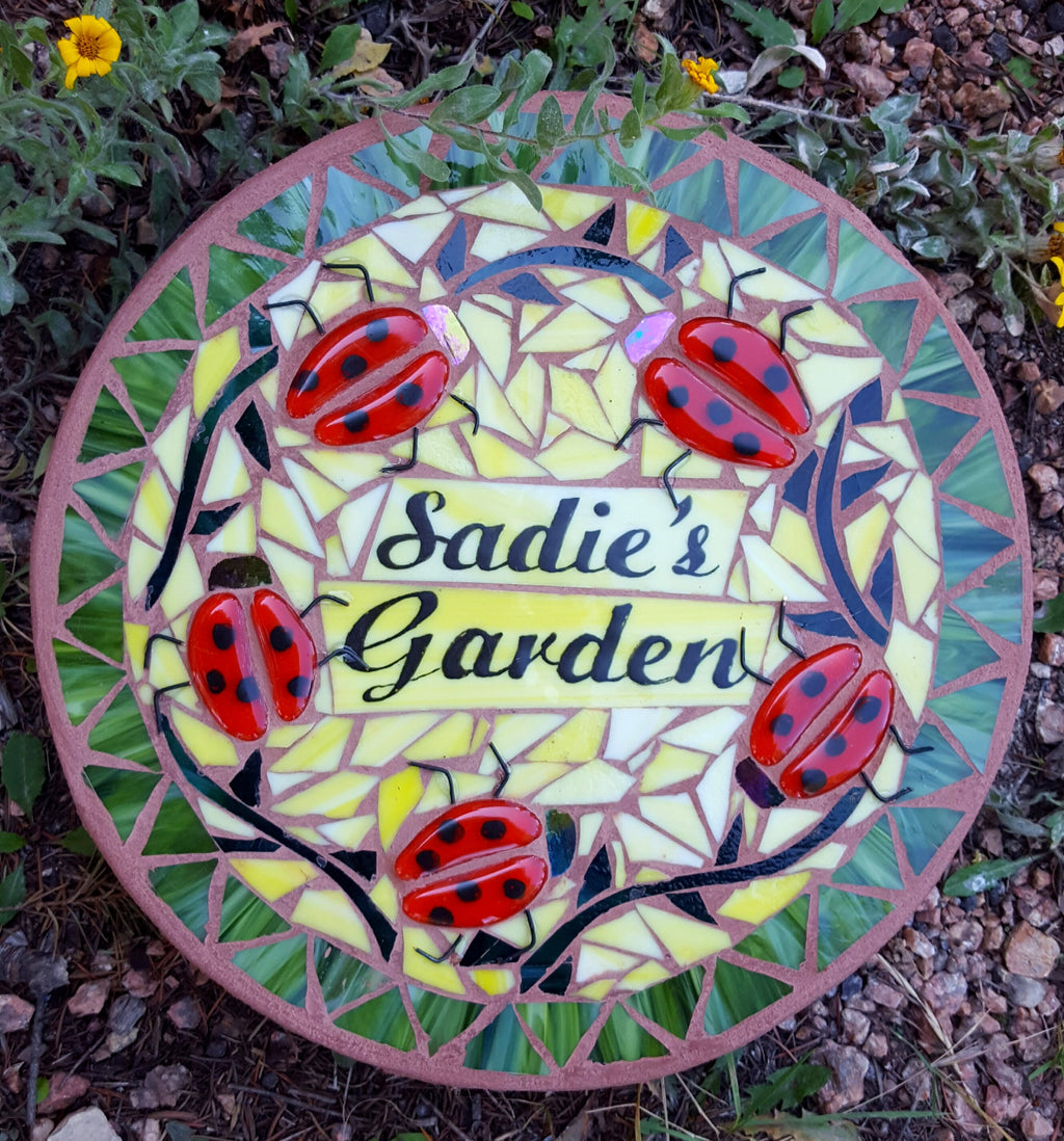 Custom Garden Memorial Stepping Stone