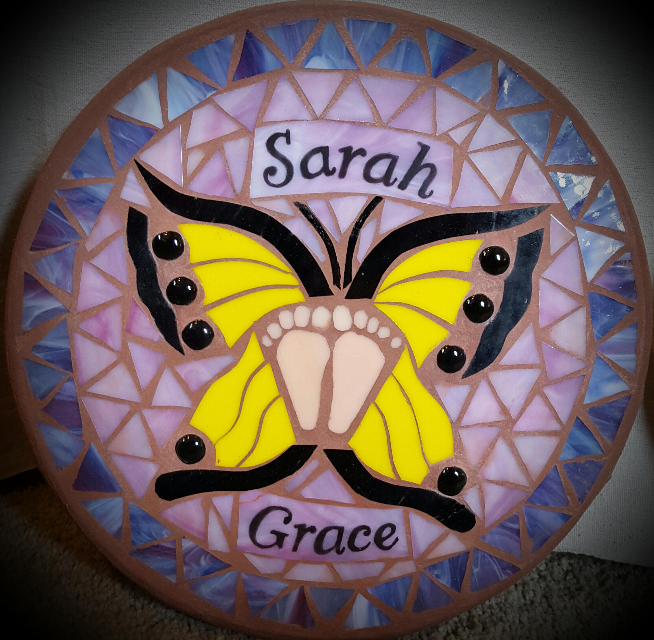 Butterfly Memorial Stepping Stone