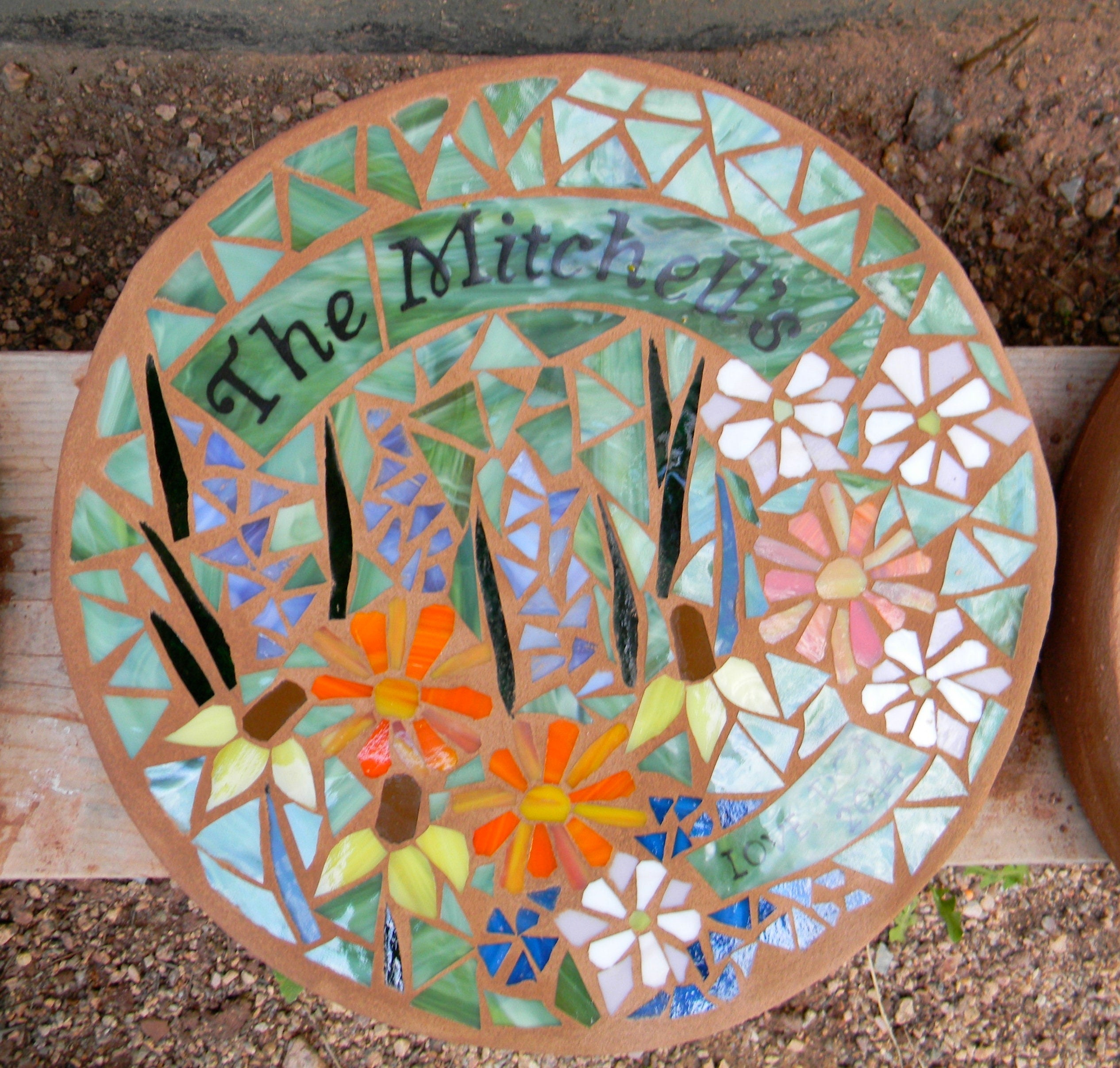 Custom Garden Memorial Stepping Stone