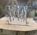 Aspen Fused Glass Keepsake_Clear Winter