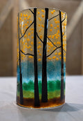 March 21,  1-4pm Candle Wrap Tree Silhouette