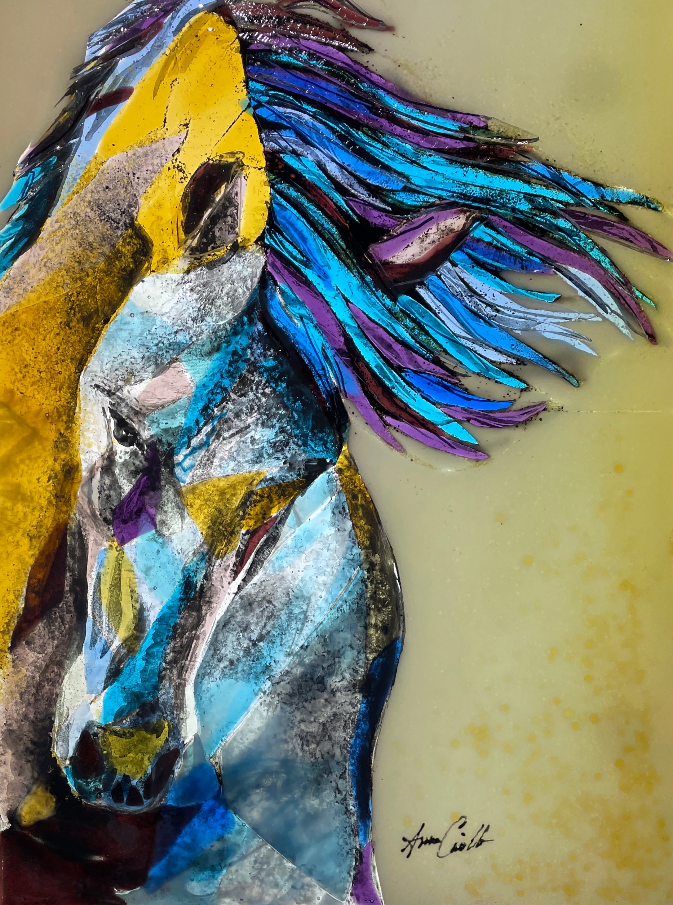 Painterly horse