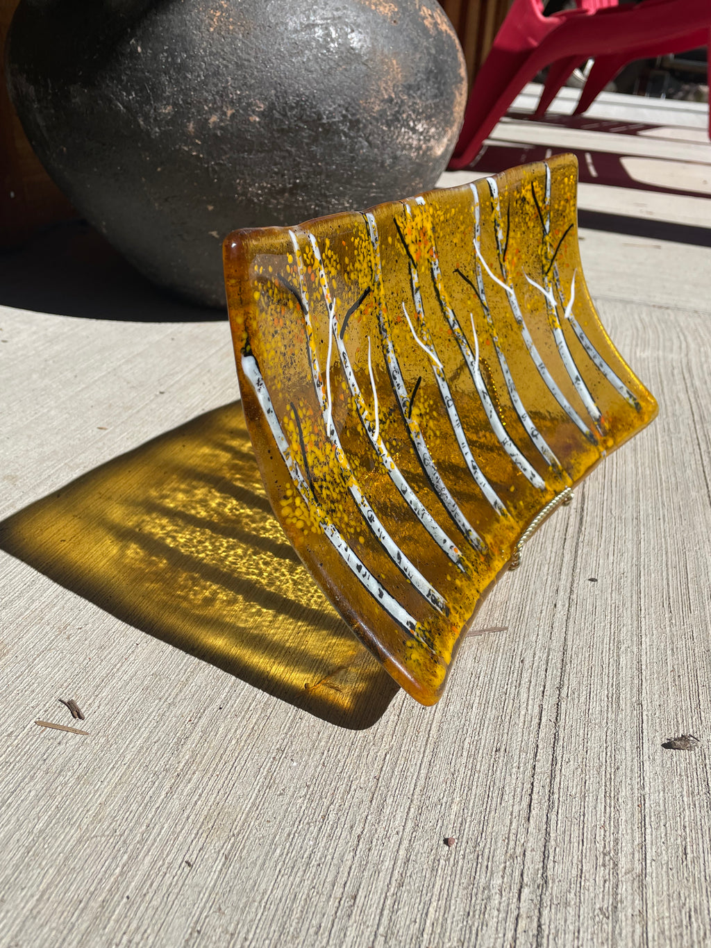 Oct. 10,  1-4pm Aspen Trees or Mosaic Dishware