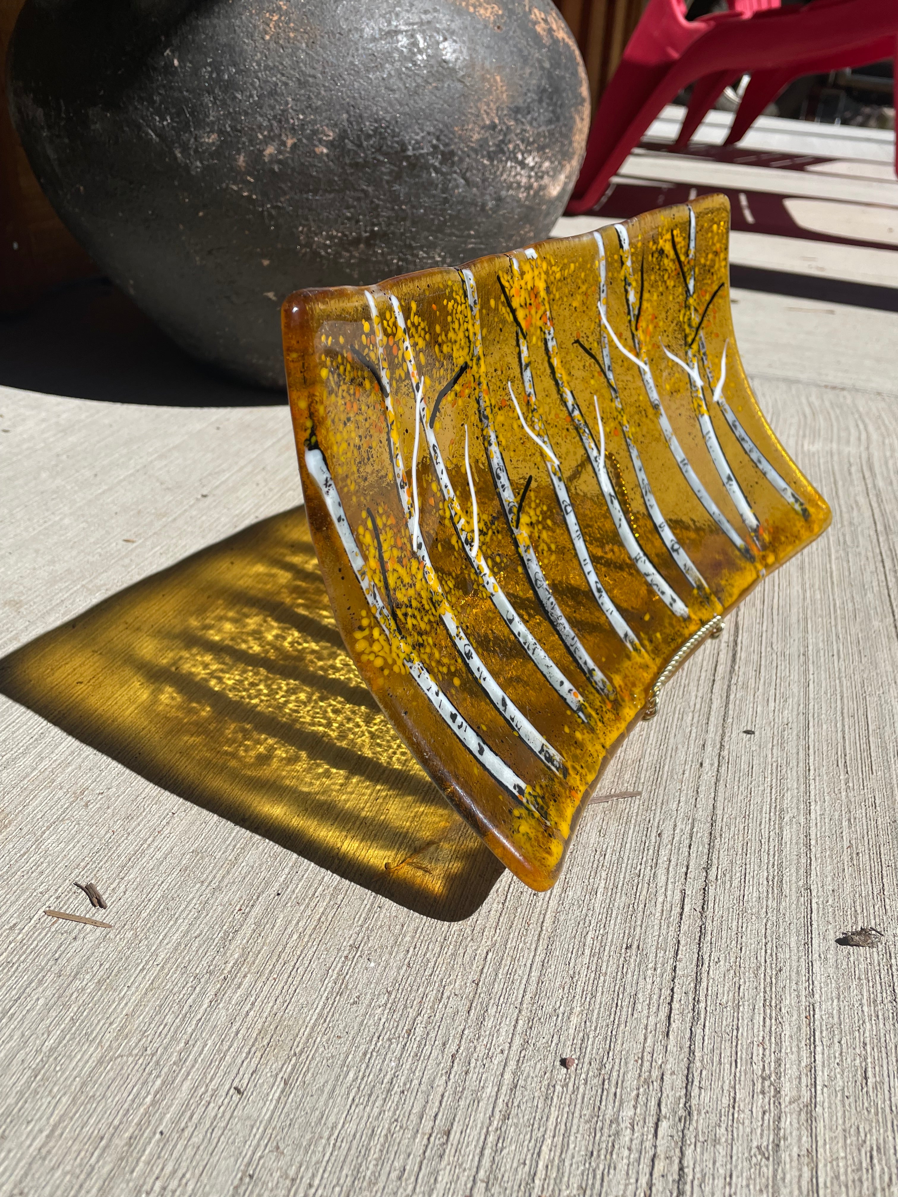 Oct. 10,  1-4pm Aspen Trees or Mosaic Dishware