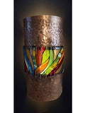 Mosaic Fused Glass Sconce "Sunset Glow"