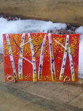 Aspen Fused Glass Keepsake_Red Fall