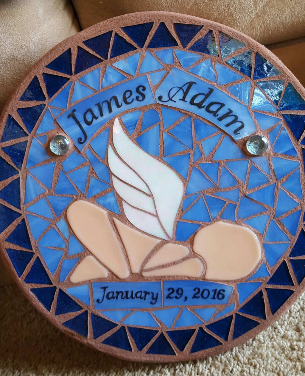 Angel Baby Memorial Stepping Stone