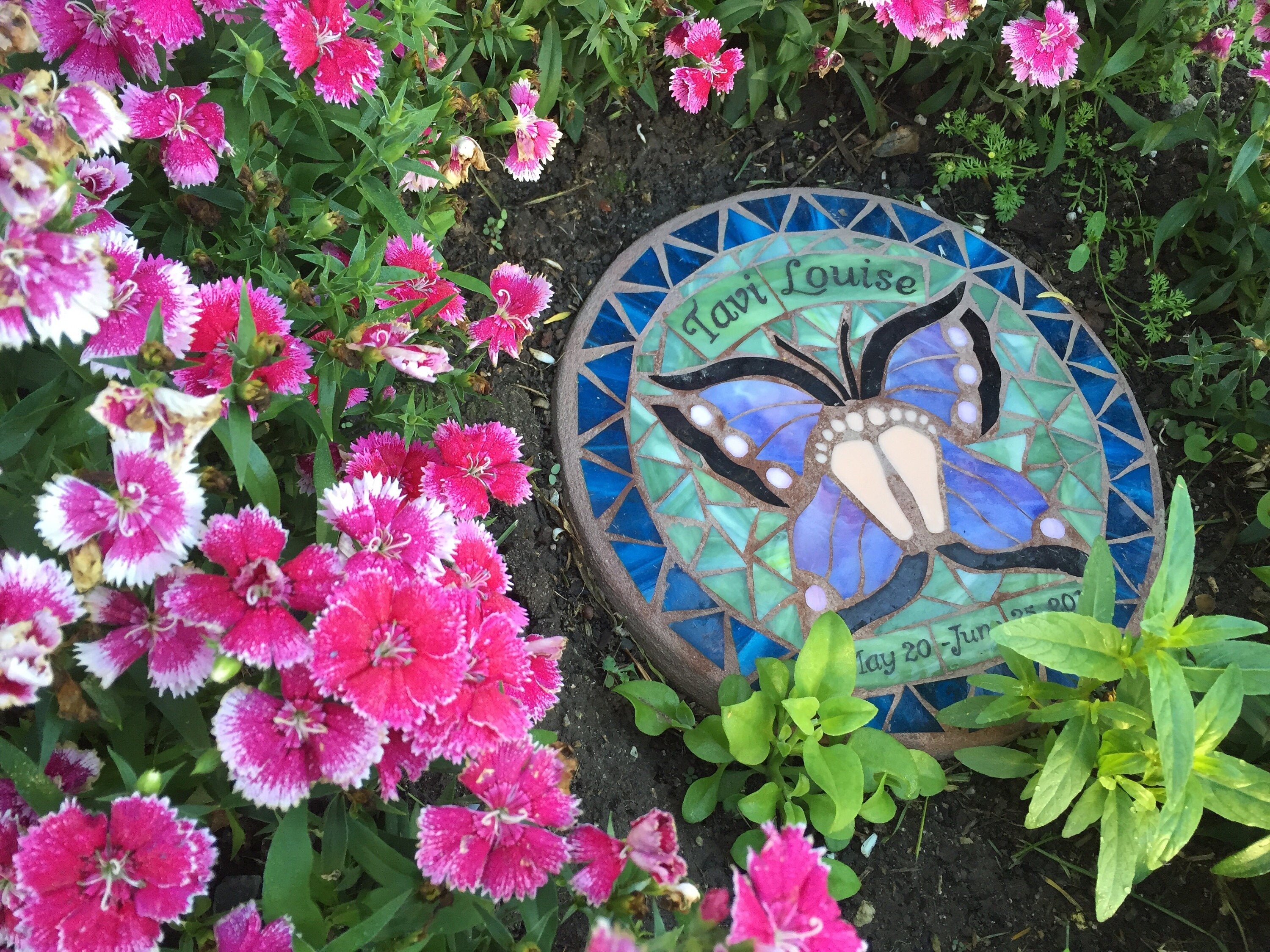 Butterfly Memorial Stepping Stone
